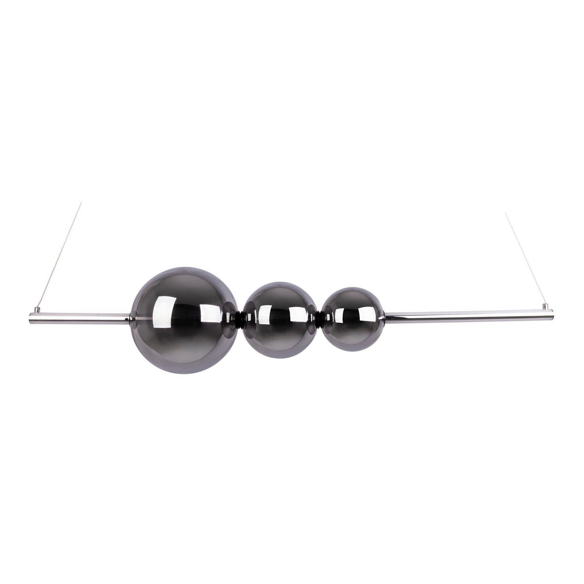 LED-PENDELLEUCHTE Nova 125,3/25/150 cm   - Design, Glas/Metall (125,3/25/150cm) - Näve