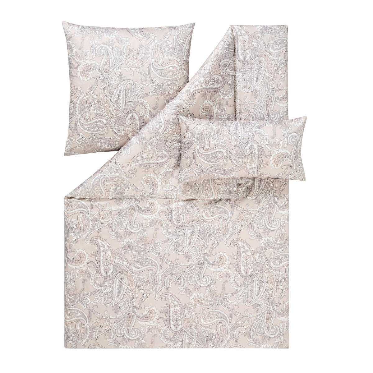 BETTWÄSCHE Exquisit 135/200 cm  - Creme, Design, Textil (135/200cm) - Estella