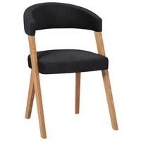STUHL  in Lederlook, Mikrofaser  - Wildeiche/Eichefarben, Modern, Holz/Textil (56/81/66cm) - Venda