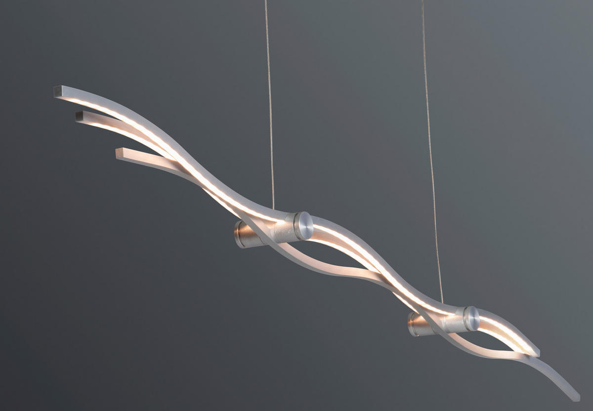 LED-HÄNGELEUCHTE  - Design, Metall (120,0/max.165 cm/10,0cm)