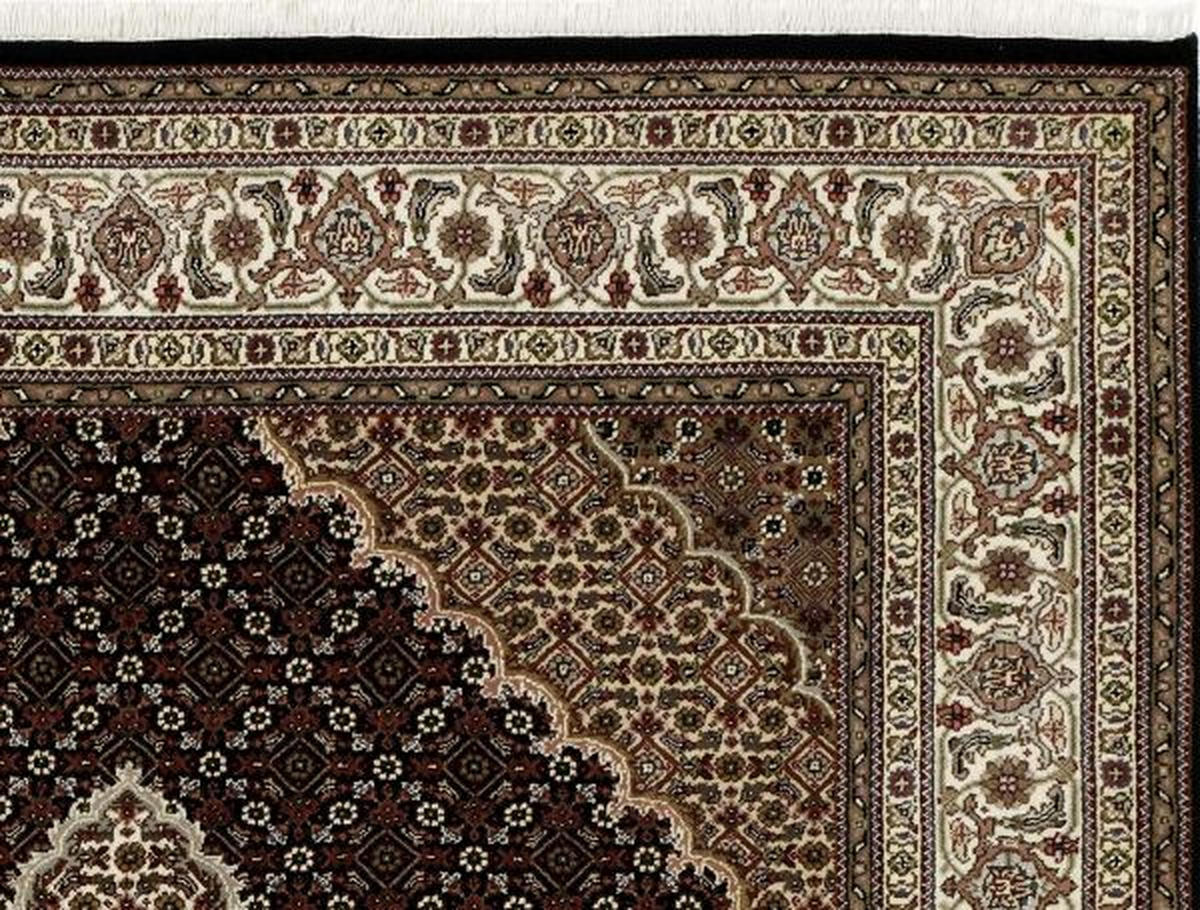 ORIENTTEPPICH 140/200 cm Cavari Mahi Creme, Schwarz  - Creme/Schwarz, KONVENTIONELL, Textil (140/200cm) - Cazaris