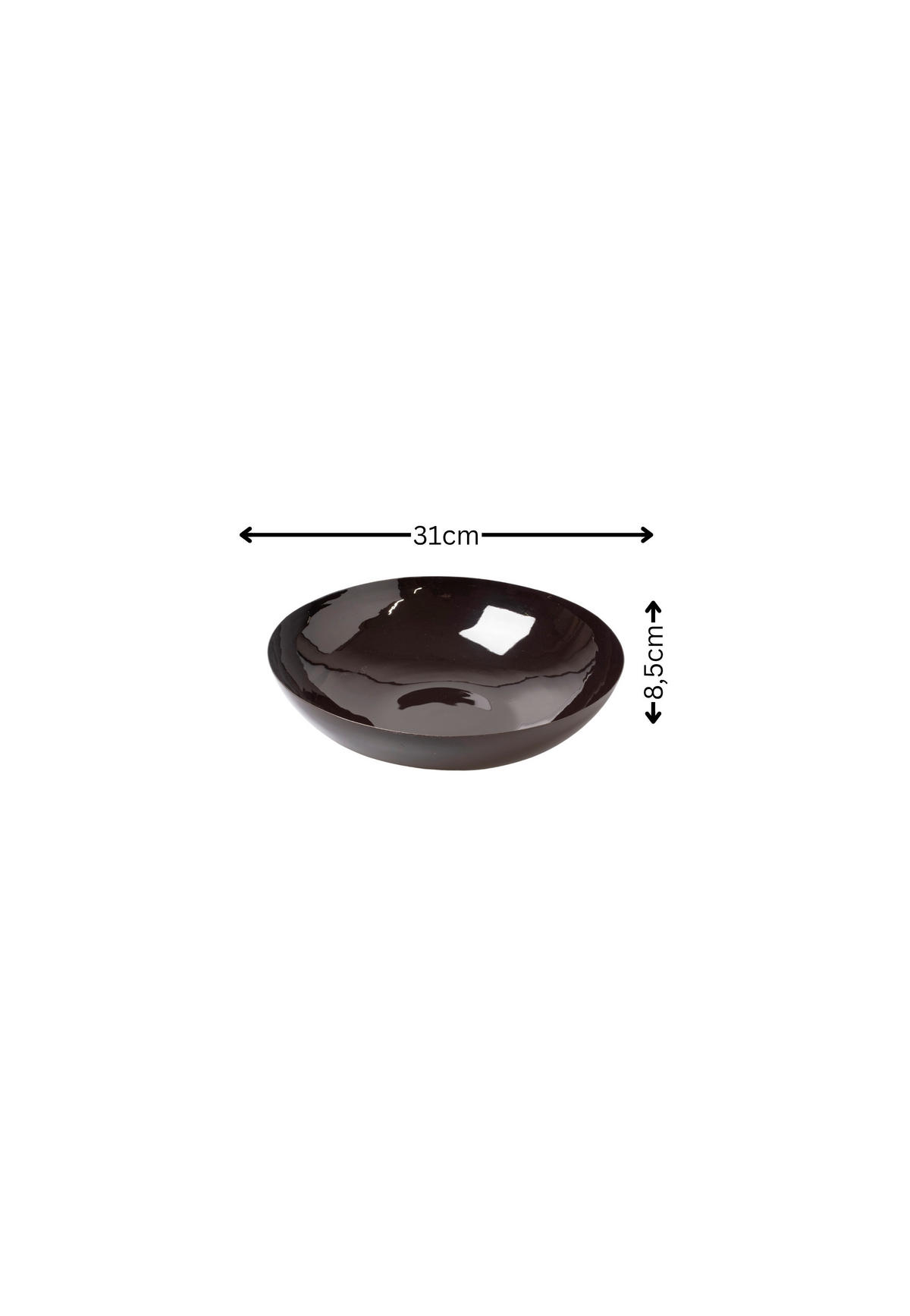 SCHALE Winter 2026   - Dunkelbraun, Basics, Metall (31/8,5cm) - FYNCH-HATTON