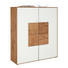 HIGHBOARD 117/138/39 cm - Weiß, Natur, Glas/Holz (117/138/39cm) - Valnatura HIGHBOARD 117/138/39 cm - Weiß, Natur, Glas/Holz (117/138/39cm) - Valnatura