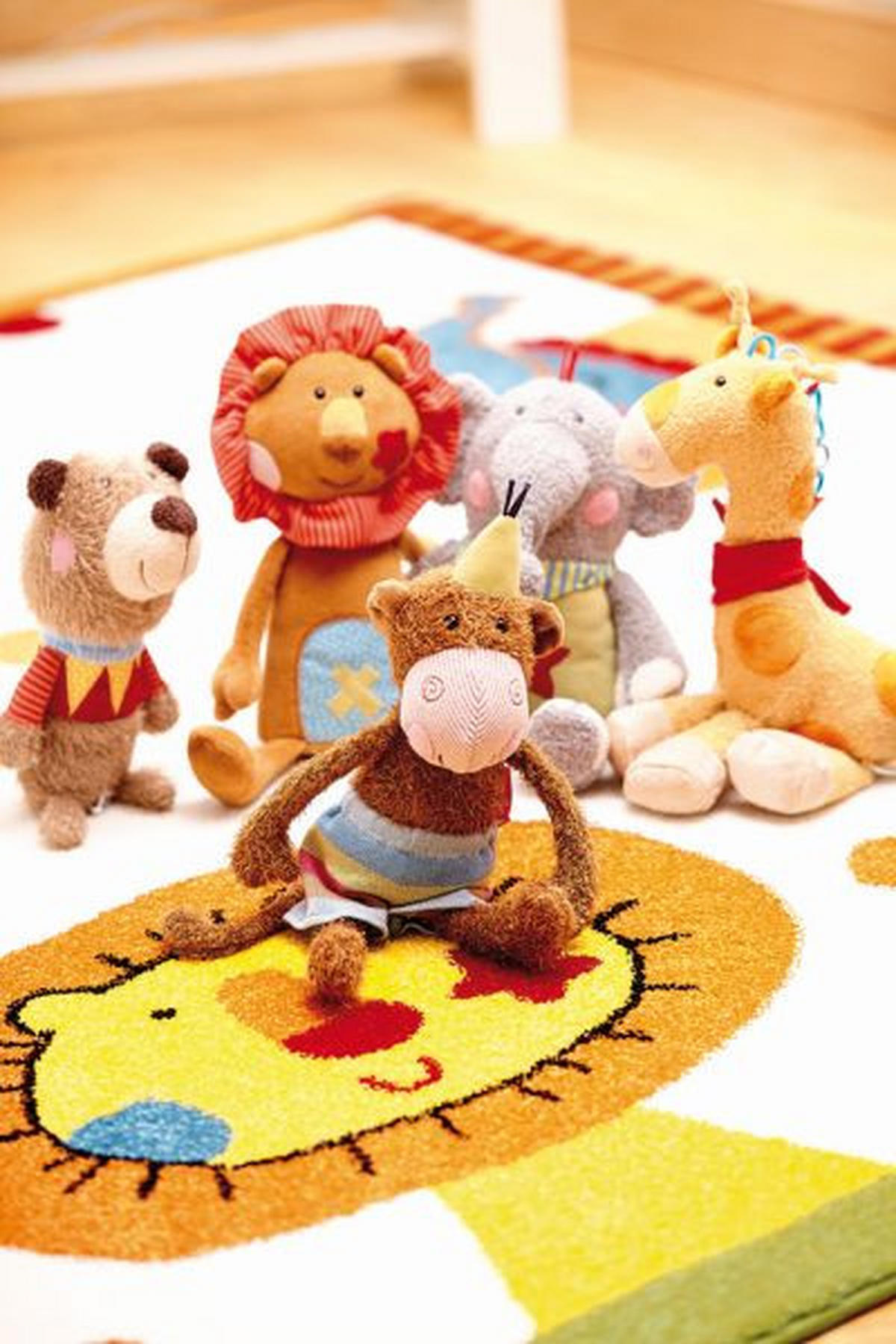 KINDERTEPPICH 120/170 cm Animal Festival  - Multicolor/Weiß, Trend, Textil (120/170cm) - Sigikid