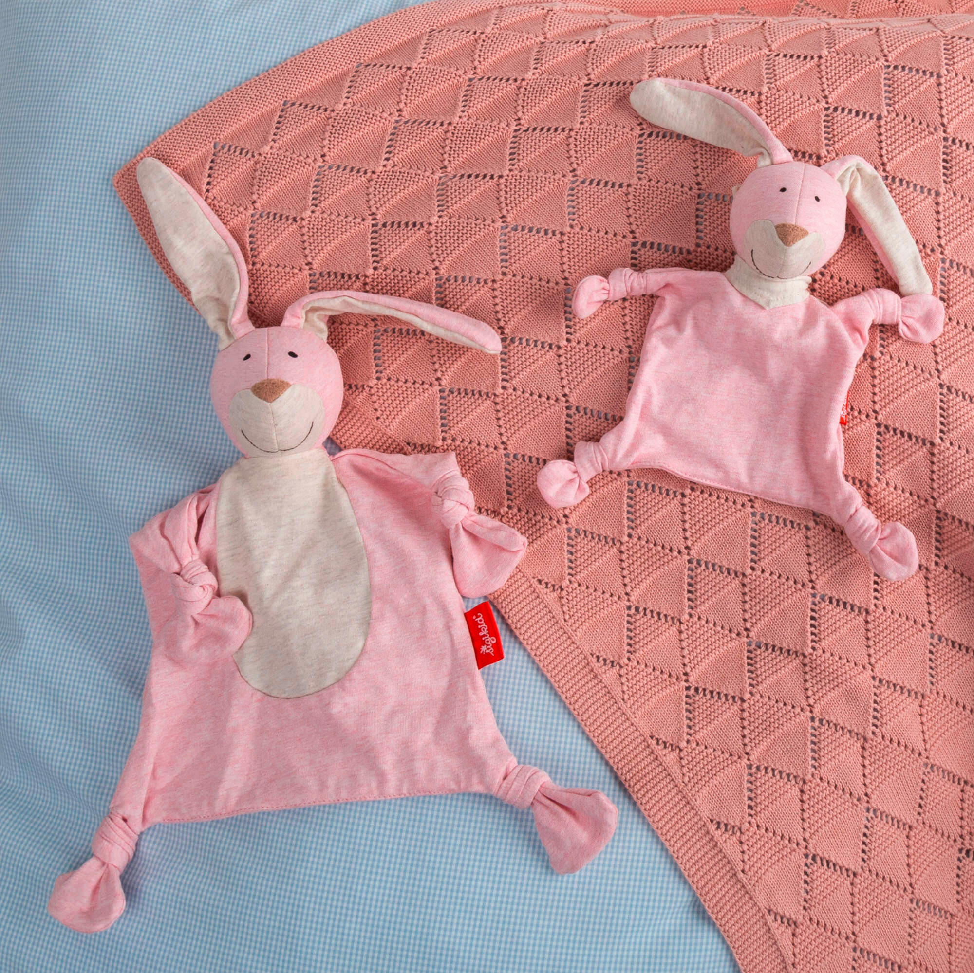 SCHMUSETUCH - Hellrosa, Basics, Textil (18/14/8cm) - Sigikid