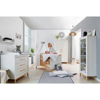 BABYZIMMER Miami white  - Buchefarben/Weiß, Basics, Holz/Holzwerkstoff - Schardt