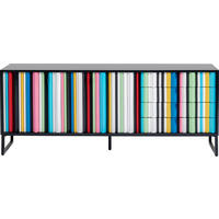 SIDEBOARD  in 186/74/40 cm  - Multicolor/Schwarz, Holz/Holzwerkstoff (186/74/40cm) - Kare-Design