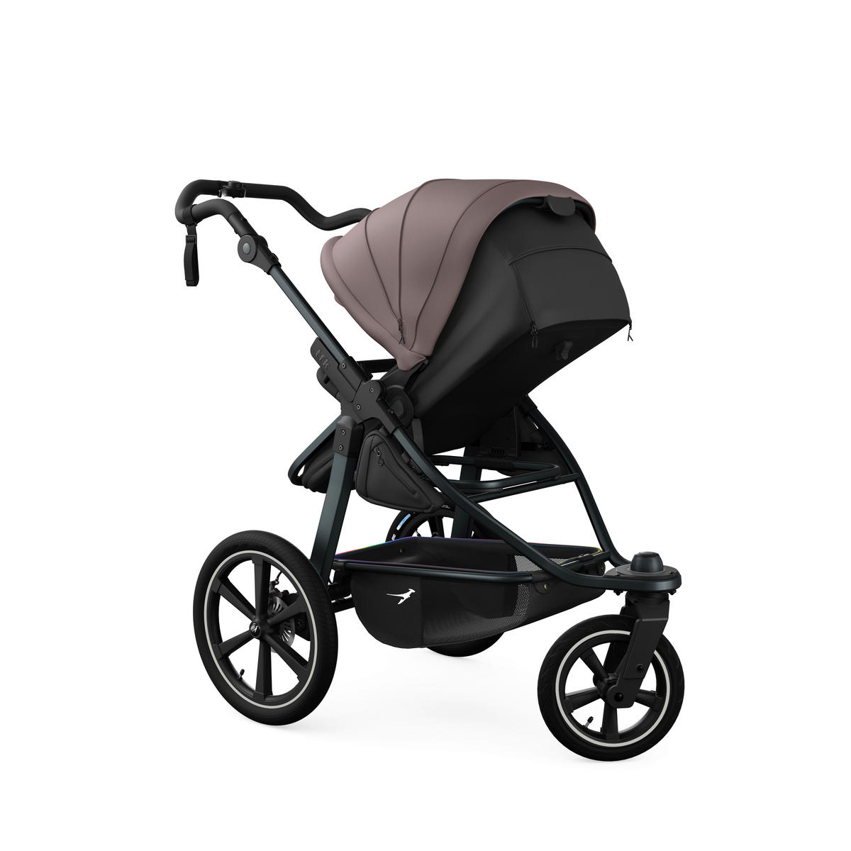 KOMBIKINDERWAGEN  tfk pro 2-in-1 Kombikinderwagen  braun  - Anthrazit/Braun, Basics, Textil/Metall (66/118/110cm) - TFK