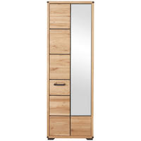 ELŐSZOBASZEKRÉNY 67,8/203,6/40,5 cm  - grafitszürke/Artisan tölgy, Natur, faalapú anyag/fém (67,8/203,6/40,5cm) - Linea Natura