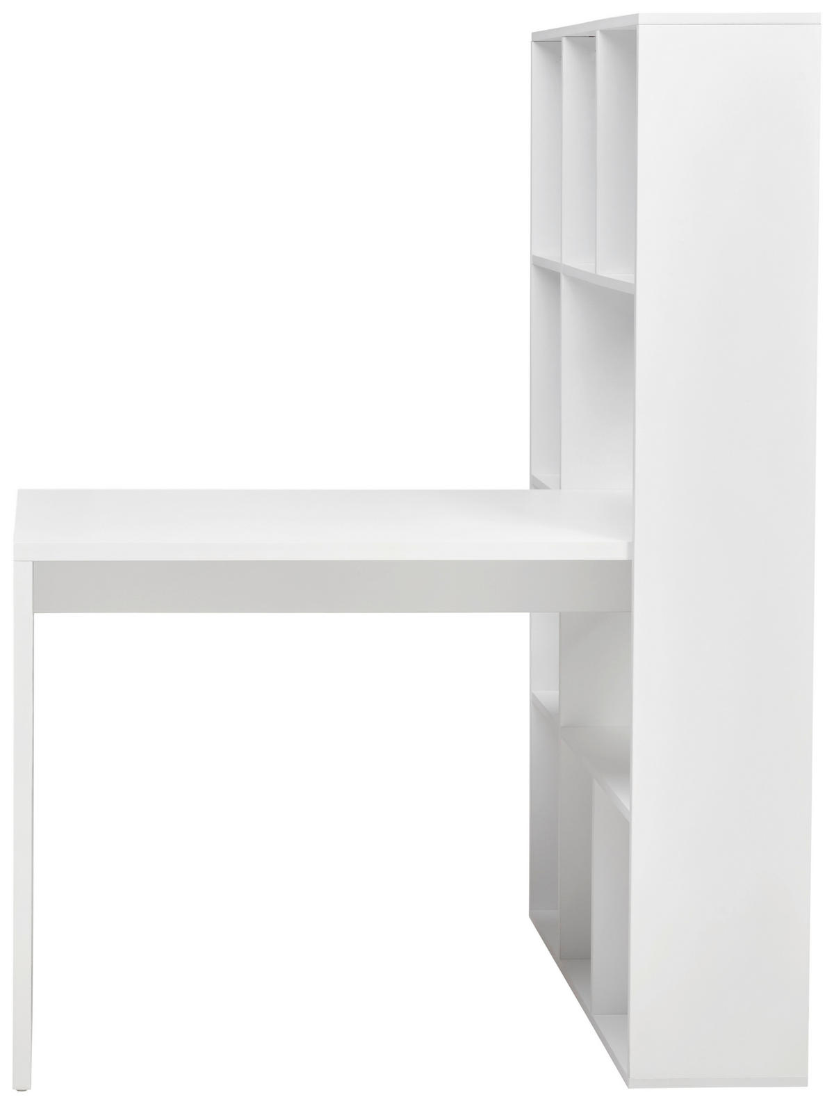 SCHREIBTISCHKOMBINATION Weiß  - Weiß, MODERN, Holzwerkstoff (110/149/94cm) - MID.YOU