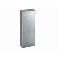 AKTENSCHRANK Grau, Alufarben  - Alufarben/Grau, KONVENTIONELL, Holzwerkstoff (80/215,6/42cm) - Venda