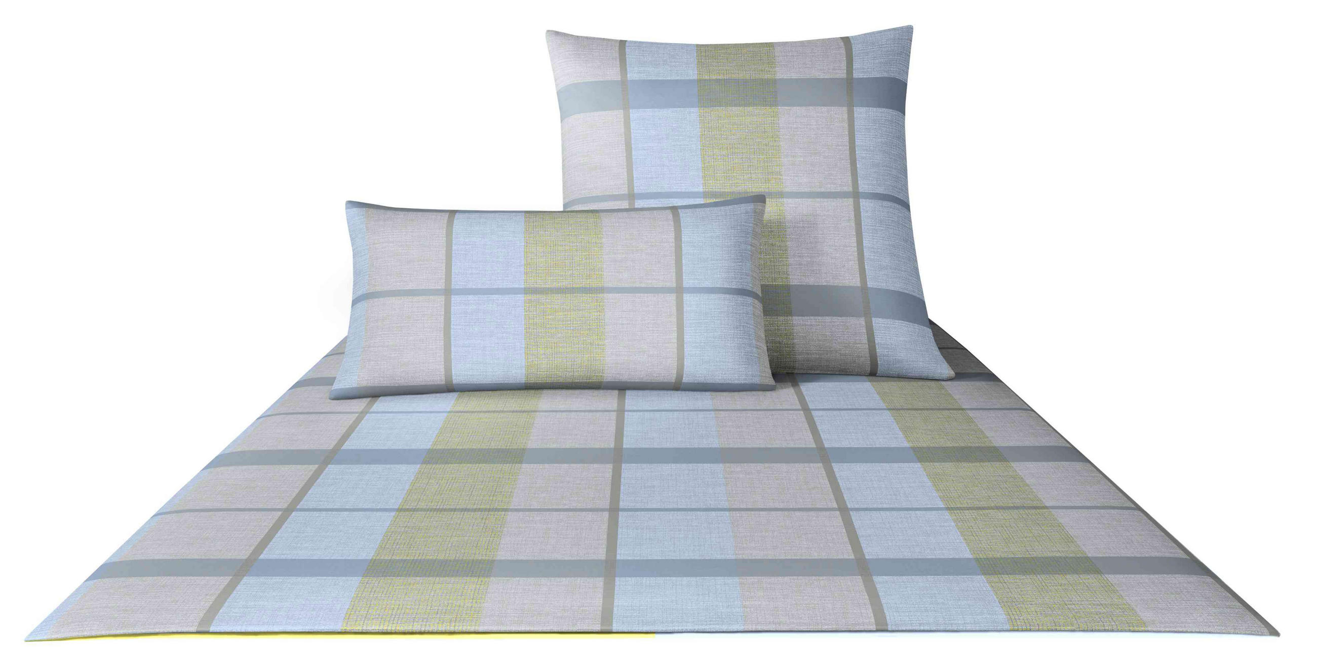 BETTWÄSCHE Network Makosatin 200/200 cm  - Gelb, Basics, Textil (200/200cm) - Joop!