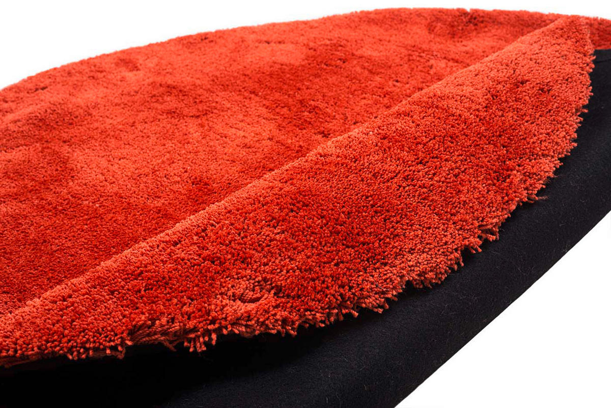 TEPIH VISOKOG FLORA  140/140 cm  boje hrđe  Cozy  - boje hrđe, Basics, tekstil (140/140cm) - Tom Tailor