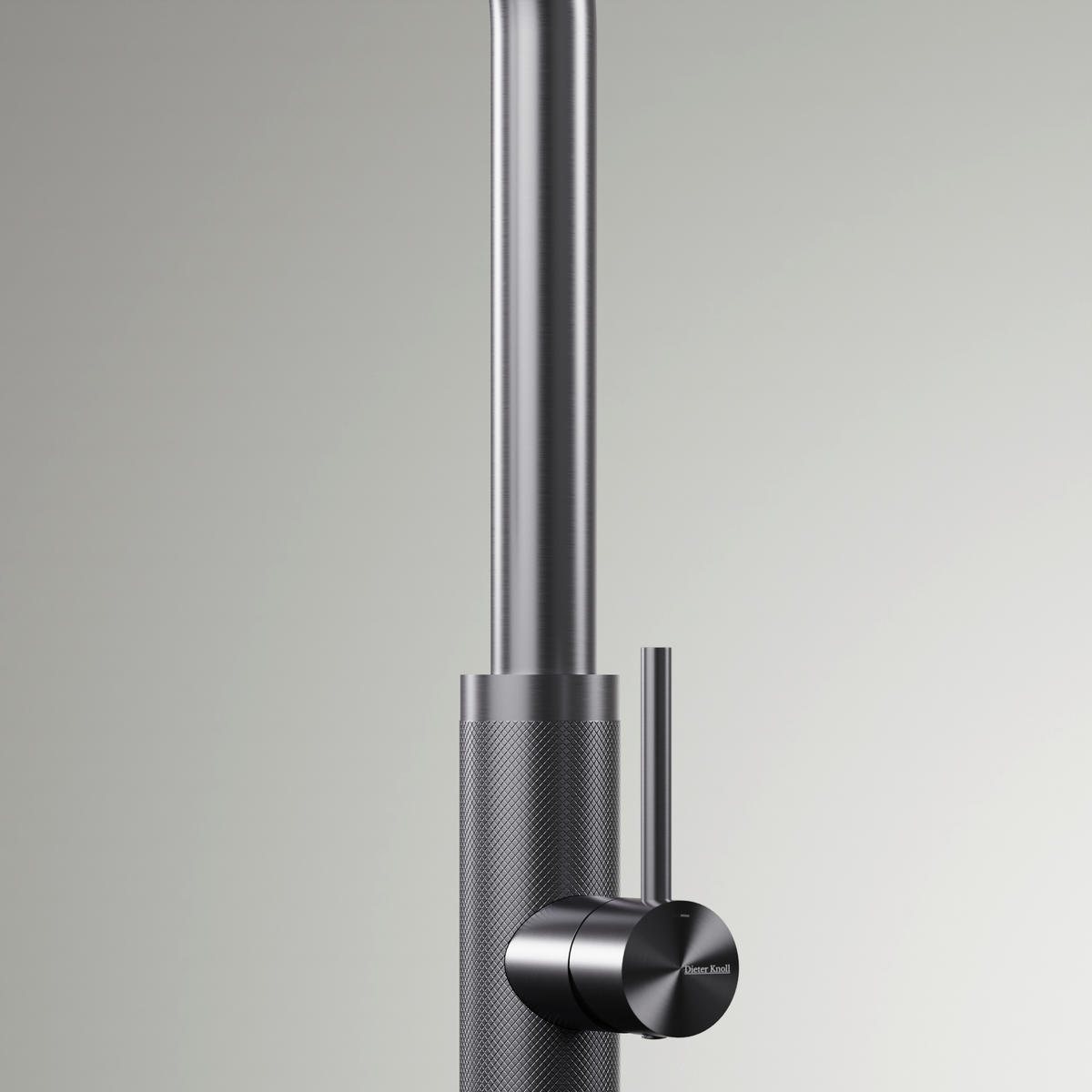 KÜCHENARMATUR  - Dunkelgrau, Design, Metall (4,3/45,4/23cm) - Dieter Knoll