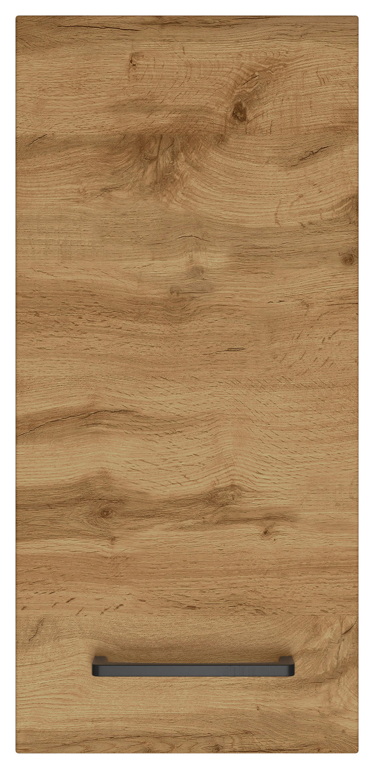 HÄNGESCHRANK 30/64/20 cm  - Eichefarben/Schwarz, Modern, Holzwerkstoff/Metall (30/64/20cm) - Held