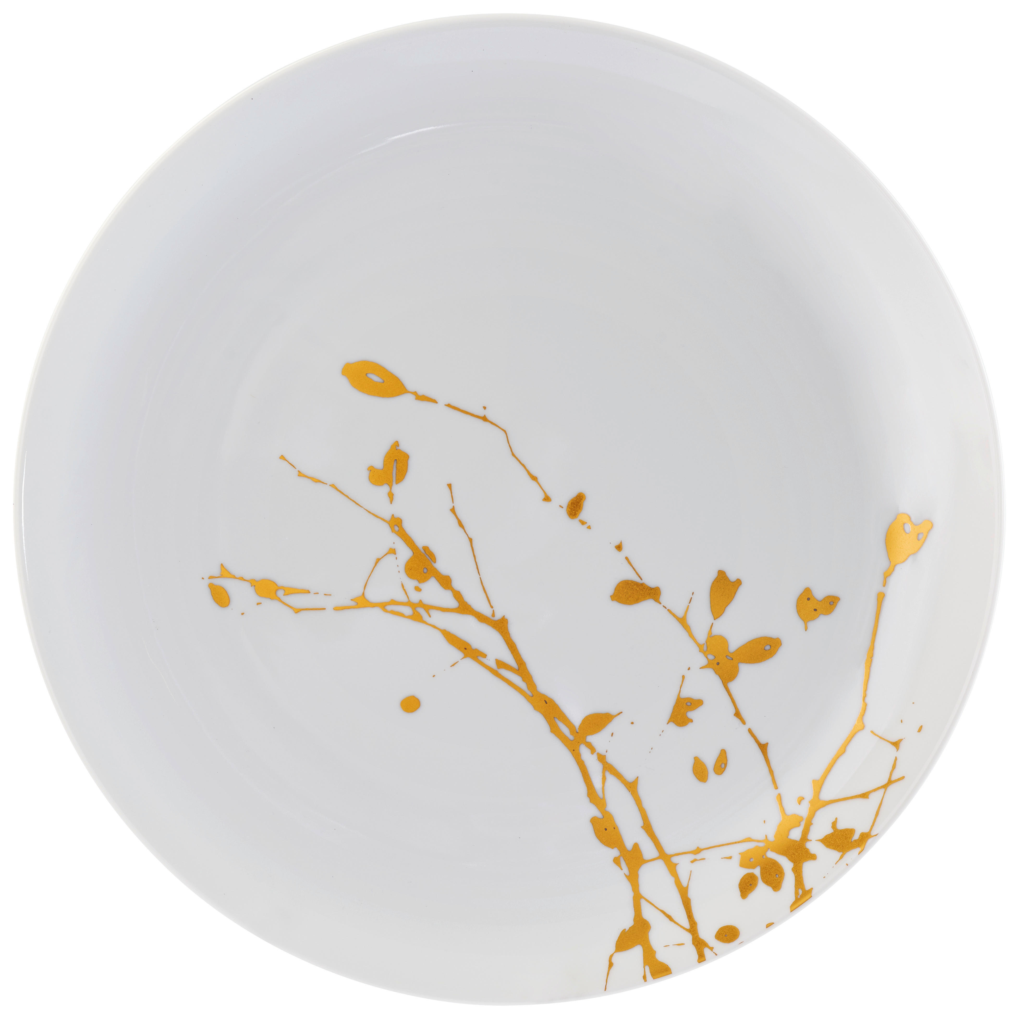 SPEISETELLER Weiß, Goldfarben 27,5 cm Liberty - Golden Rose Hip  - Goldfarben/Weiß, Basics, Keramik (27,5cm) - Seltmann Weiden