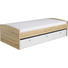 STAURAUMBETT - Eichefarben/Weiß, Design, Holzwerkstoff (90/200cm) - Carryhome STAURAUMBETT - Eichefarben/Weiß, Design, Holzwerkstoff (90/200cm) - Carryhome
