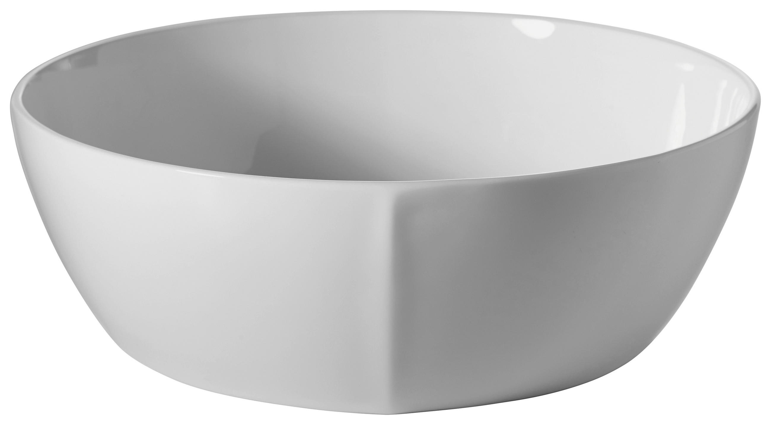 SALATSCHÜSSEL  SUNSET 23 cm  - Weiss, Basics, Keramik (23cm) - Novel