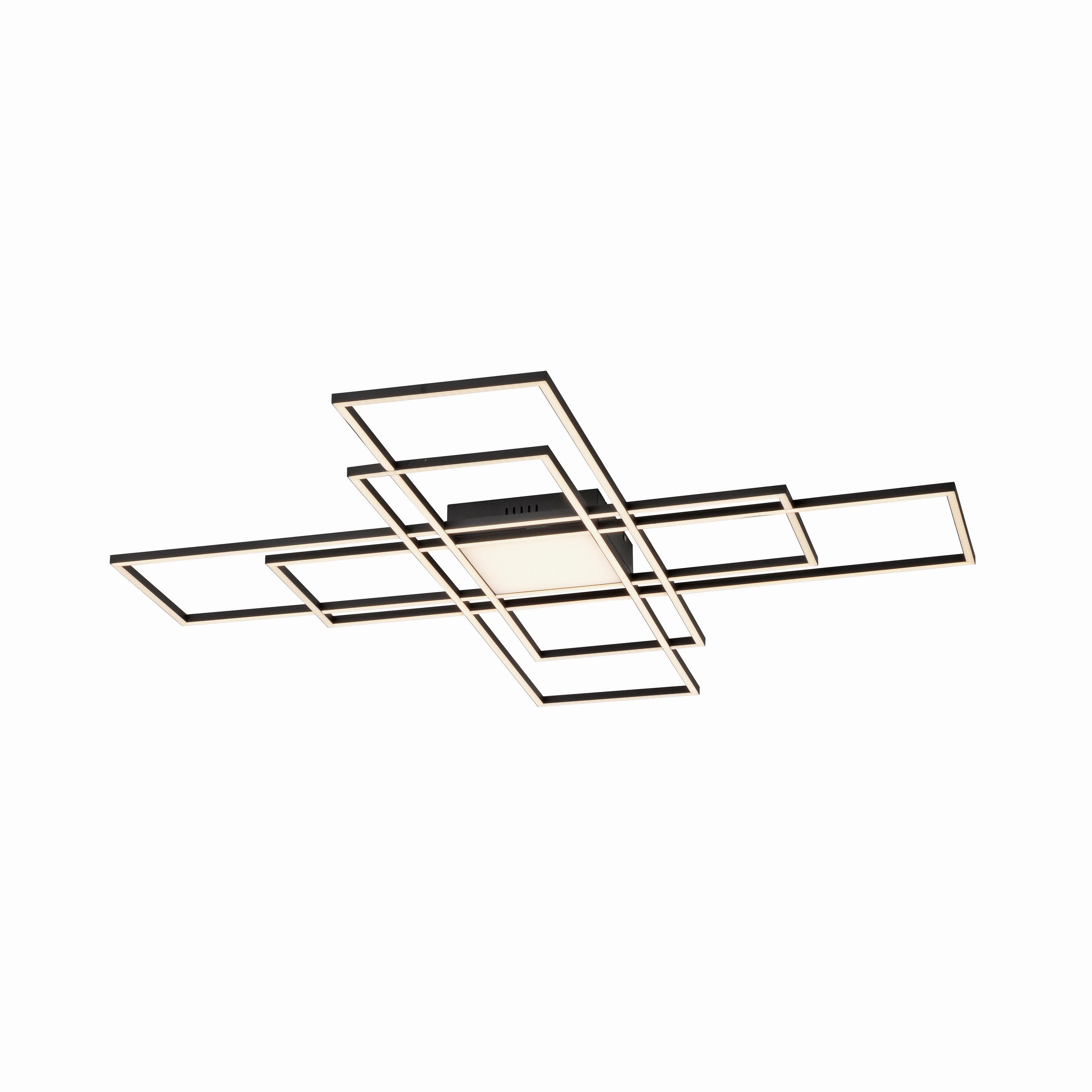 LED-DECKENLEUCHTE 110/110/6 cm    - Design, Kunststoff/Metall (110/110/6cm)