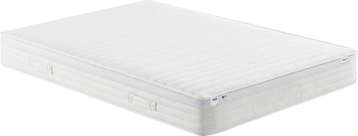 TASCHENFEDERKERNMATRATZE 140/200 cm Höhe ca. 23 cm  - Weiß, KONVENTIONELL, Textil (140/200cm) - Sleeptex