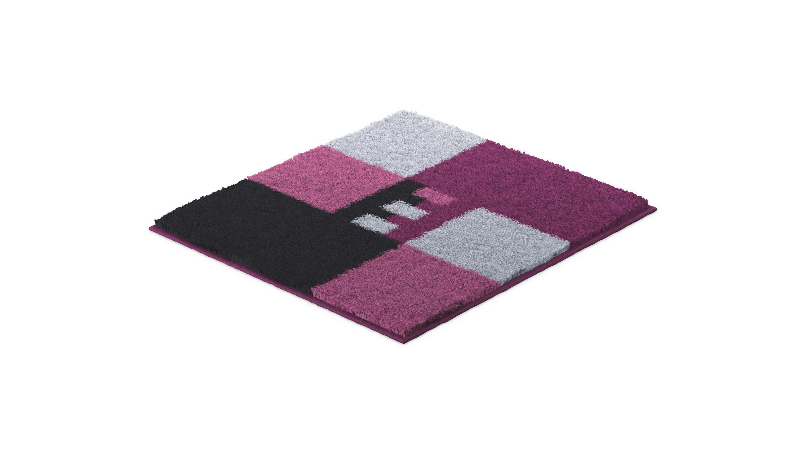 Thumbnail - Grund Bidet-Vorleger Grund, Beere, Textil, Karo, rechteckig, 40x50 cm, Oeko-Tex® Standard 100, Made in Europe, Badtextil...