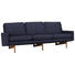 DREISITZER-SOFA in Textil Blau - Blau, Design, Holz/Textil (216/76/76cm) DREISITZER-SOFA in Textil Blau - Blau, Design, Holz/Textil (216/76/76cm)