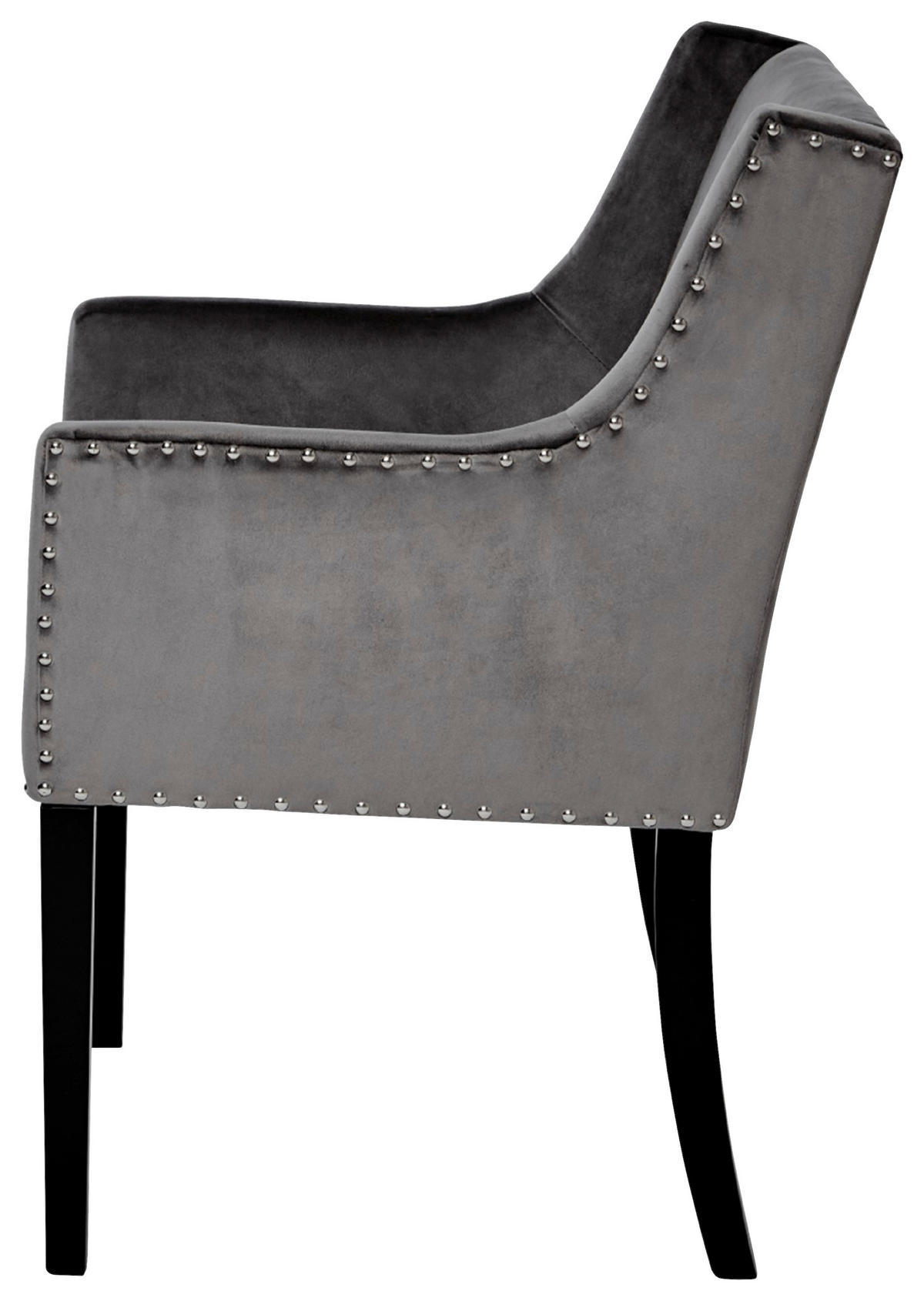 ARMLEHNSTUHL  in  - Anthrazit/Schwarz, Modern, Holz (58/62,5/88cm) - Livetastic