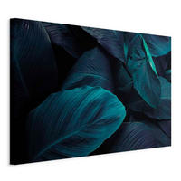 LEINWANDBILD Landschaft & Natur, Abstraktes 60/40/1.2 cm  - Dunkelgrün/Schwarz, Basics, Holzwerkstoff/Textil (60/40/1.2cm) - artgeist