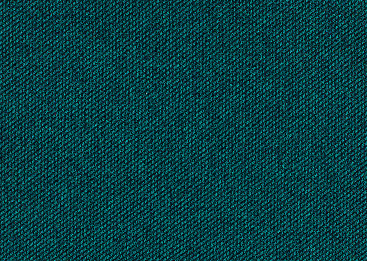 WOHNLANDSCHAFT Petrol Webstoff  - Petrol/Schwarz, Design, Textil/Metall (216/385/177cm) - Welnova