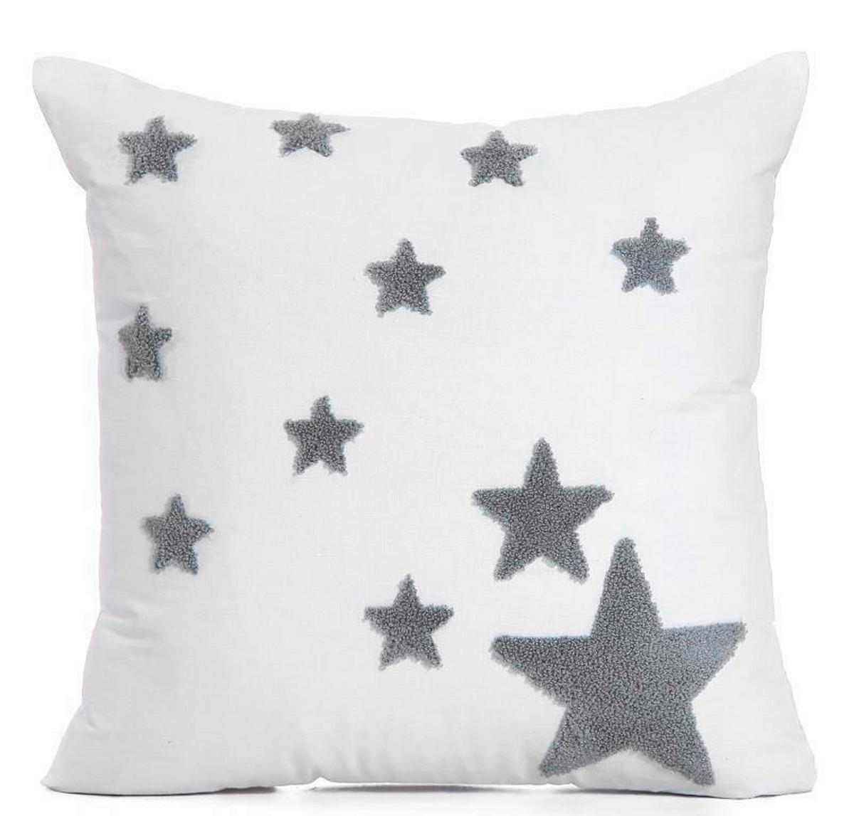 POTAH NA POLŠTÁŘ  40/40 cm - šedá, Basics, textil (40/40cm) - Patinio