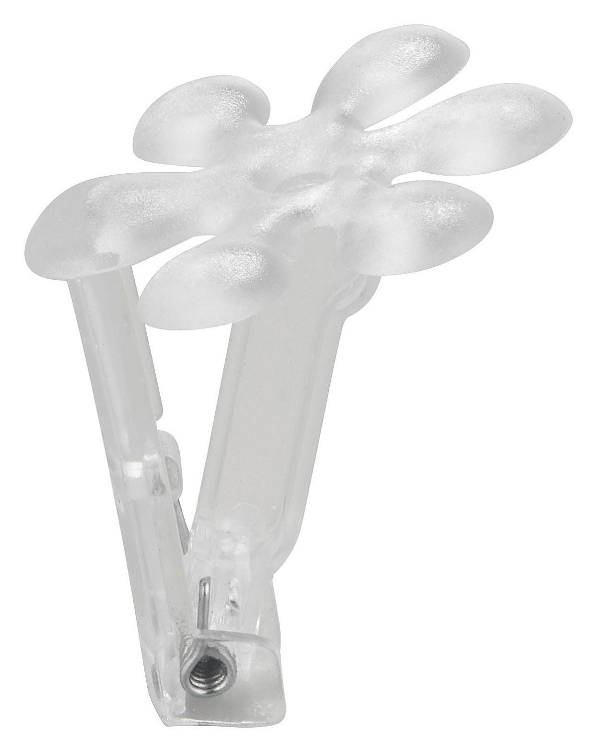 TISCHTUCHKLAMMER Kunststoff Klar 6/6 cm  - Klar, Basics, Kunststoff (6/6cm)