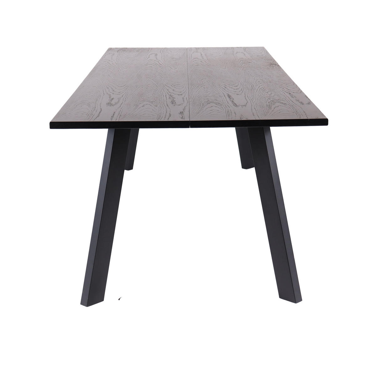 MATBORD 240/95/73 cm delar i massivt trä  trä svart  - svart, Modern, metall/trä (240/95/73cm) - Niels Andersson