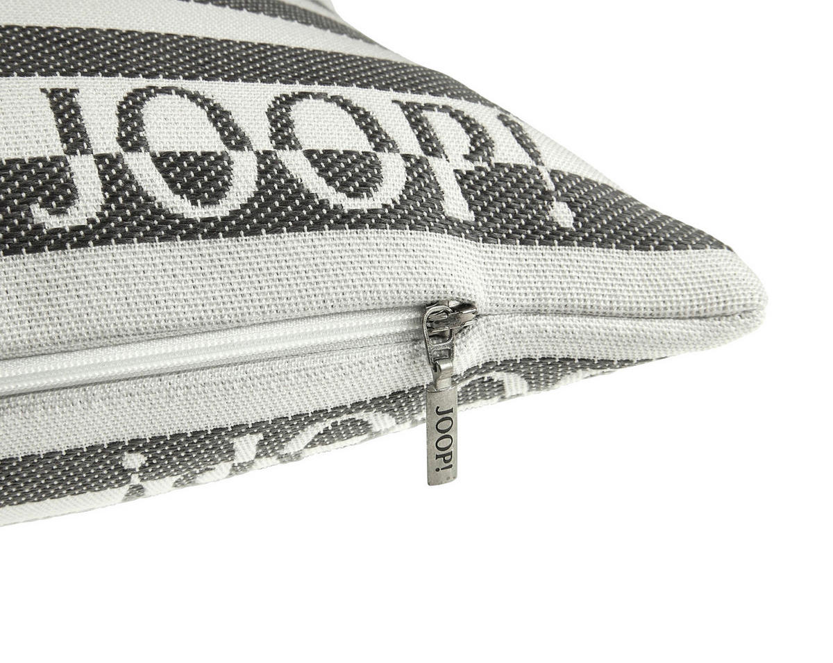 OUTDOOR-KISSEN  - Weiß/Grau, Design, Textil (30/50cm) - Joop!