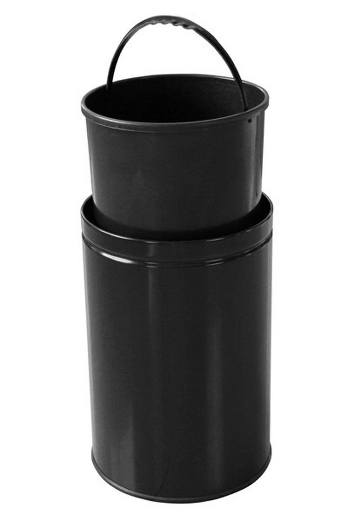 ODPADKOVÝ KOŠ  30 l - černá, Trend, kov/plast (31/31/61,5cm) - Echtwerk