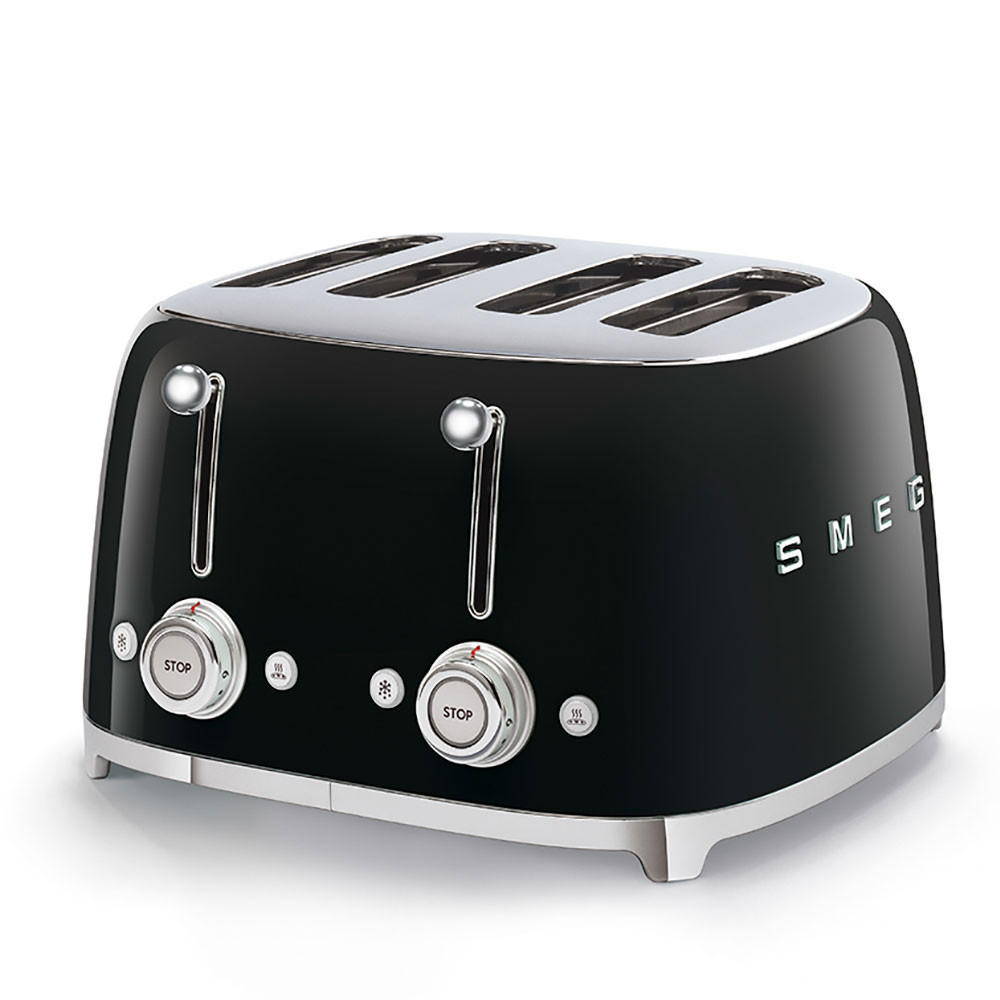 TOASTER  - Schwarz, Basics, Metall (30/20/33cm) - SMEG
