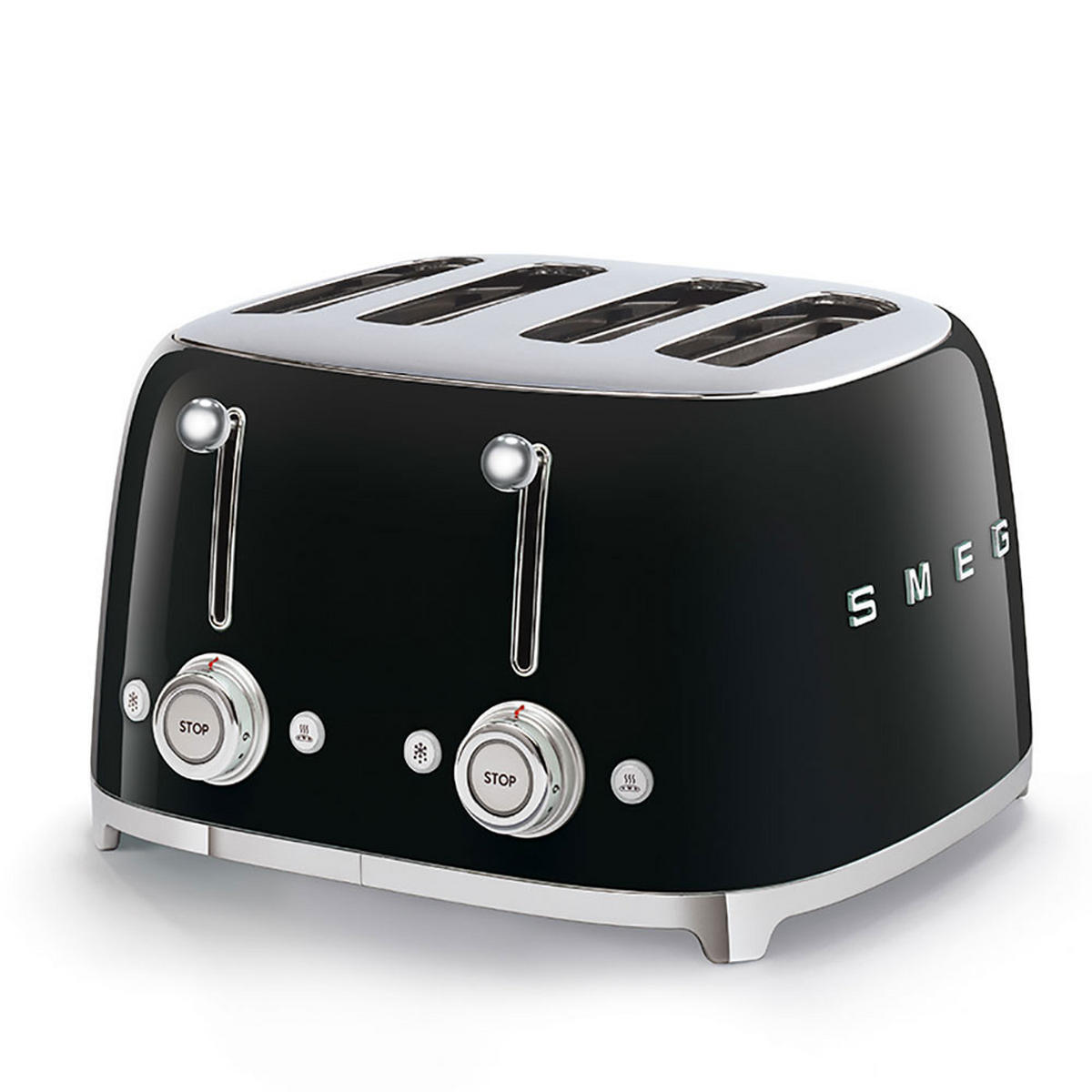 TOASTER  - Schwarz, Basics, Metall (30/20/33cm) - SMEG