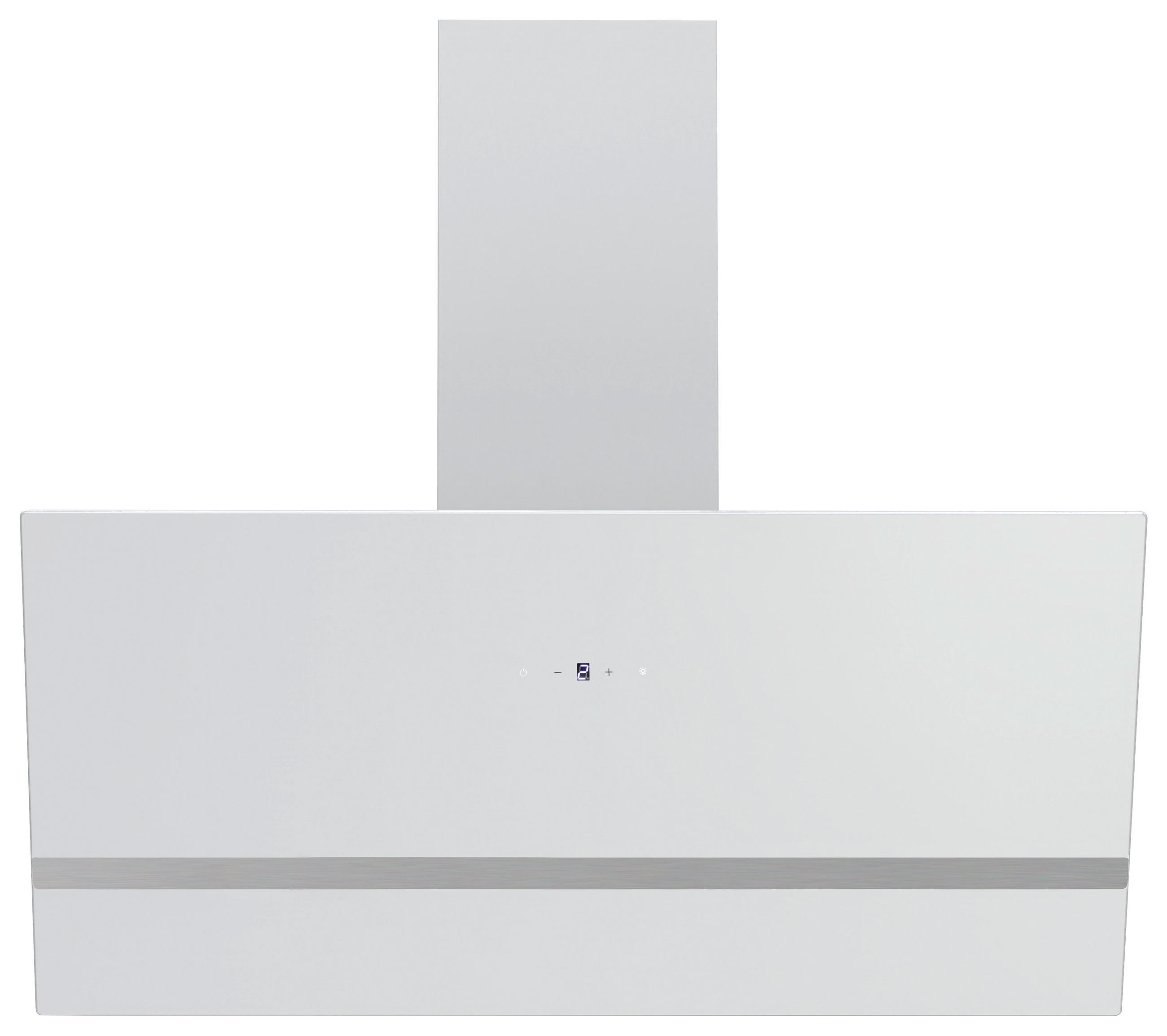 FLÄKTKÅPA CH24180W-20  - vit, Trend, metall/glas (79,5/74,5–109,5/38,3cm) - Respekta