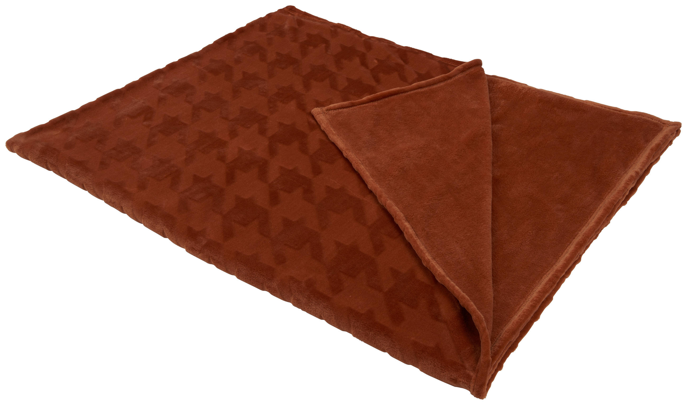 DECKE 150/200 cm  - Cognac, Basics, Textil (150/200cm) - Novel