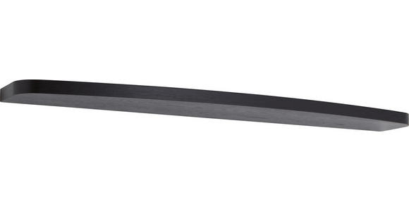 WANDBOARD in 130/3/27 cm Schwarz - Schwarz, Design, Holz/Holzwerkstoff (130/3/27cm) - Ambiente