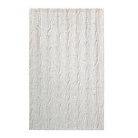 TKANÝ KOBEREC, bílá - bílá, Design, textil (80/150cm)
