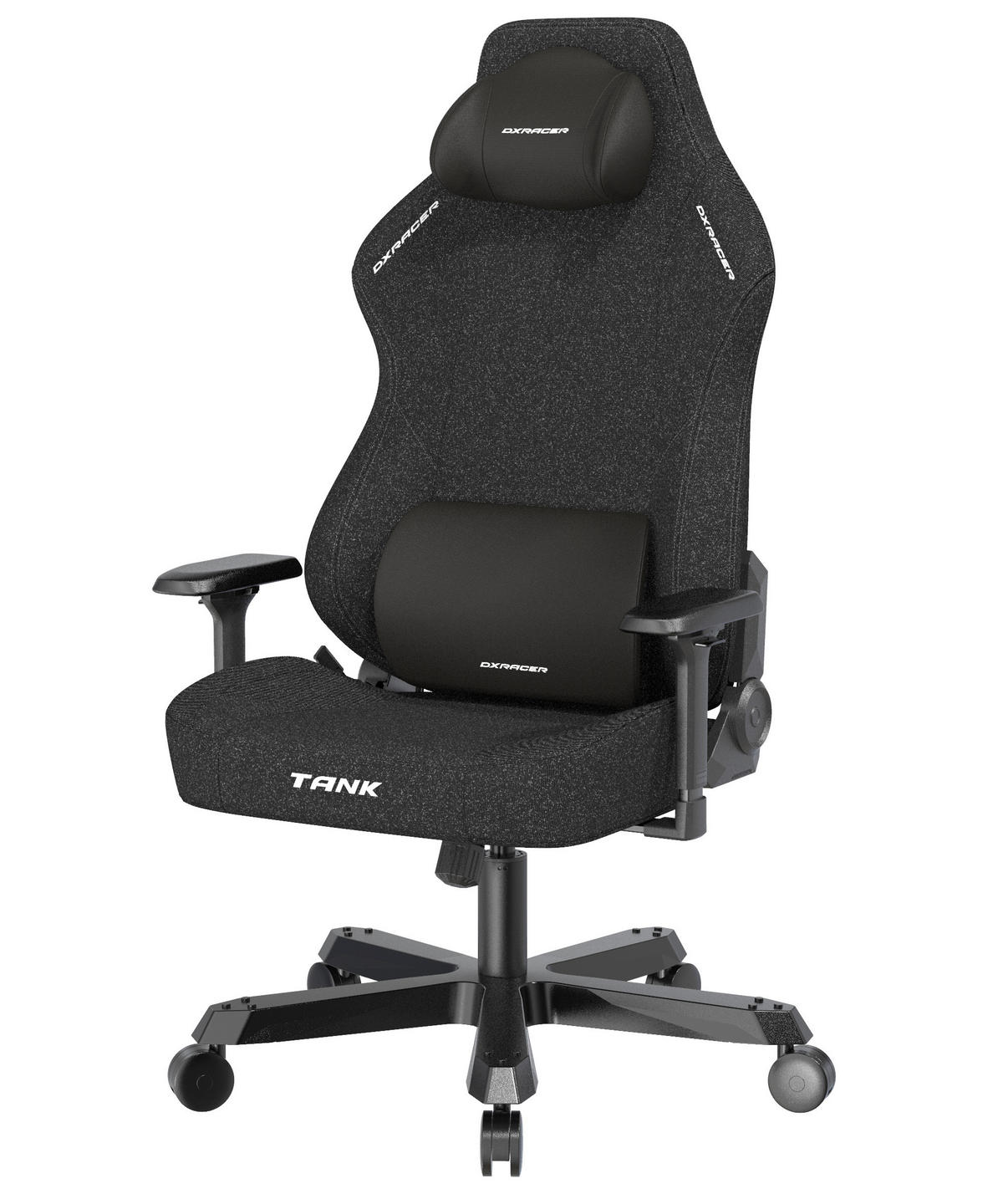 GAMINGSTUHL Schwarz Metall, Textil   - Schwarz, KONVENTIONELL, Textil/Metall (66/1440/60cm) - Dxracer