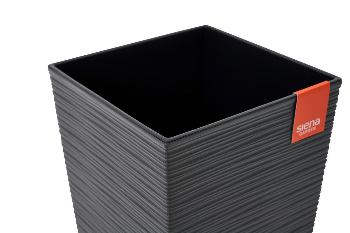 PFLANZENTOPF  - Anthrazit, Basics, Kunststoff (40/75/40cm) - Siena Garden