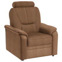 FERNSEHSESSEL Chenille Rostfarben  - Rostfarben/Schwarz, Konventionell, Kunststoff/Textil (90/96/89cm) - Beldomo Comfort