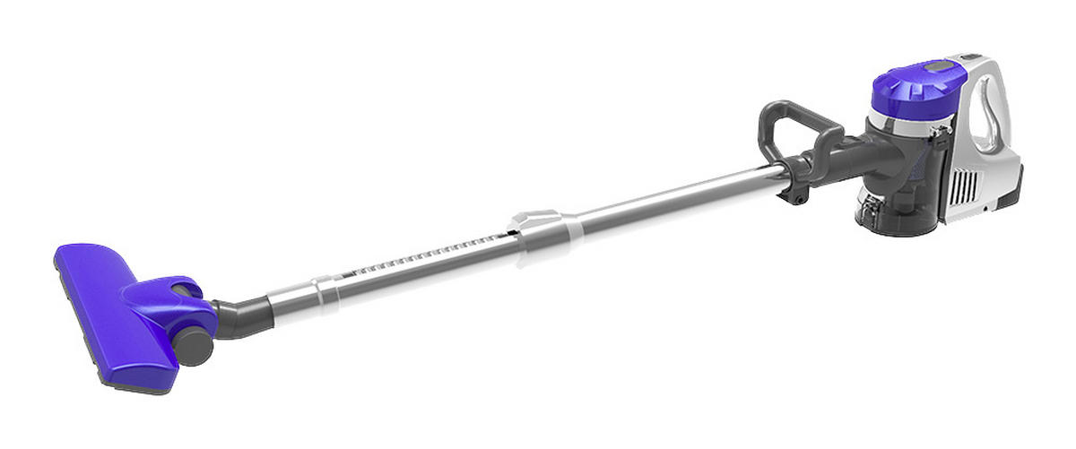 SLADDLÖS HANDDAMMSUGARE - blå/grå, Klassisk, plast (25,0/23,5/98-129cm) - Atrigo