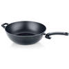 WOKPFANNE ADAMANT® 32 cm  - Schwarz, Basics, Metall (32cm) - Fissler