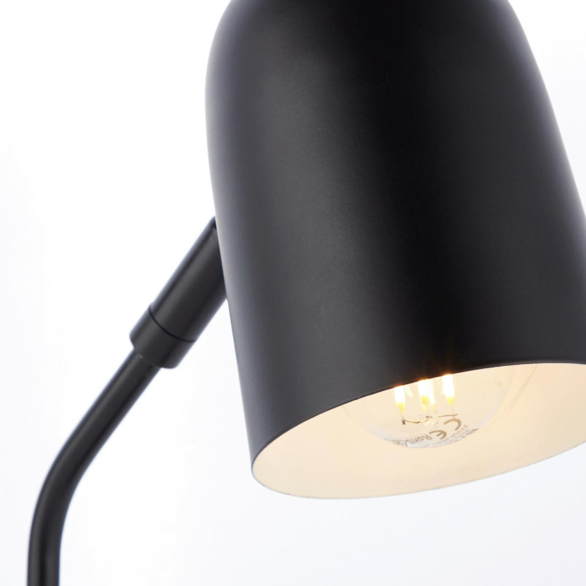 TISCHLEUCHTE   - Schwarz, Design, Metall (38/10/21,7cm) - Brilliant