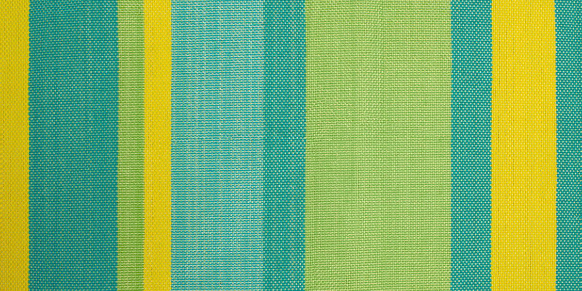 HÄNGEMATTE kingsize outdoor  - Türkis/Gelb, KONVENTIONELL, Textil (180/400cm) - La Siesta