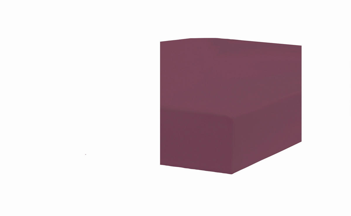 SPANNBETTTUCH E-Sheet Jersey  - Dunkelrot, Basics, Textil (150/200cm) - Esprit