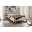 BETTANLAGE 180/200 cm  in Eichefarben, Kaschmir  - Kaschmir/Eichefarben, Design, Holzwerkstoff/Textil (180/200cm) - Xora