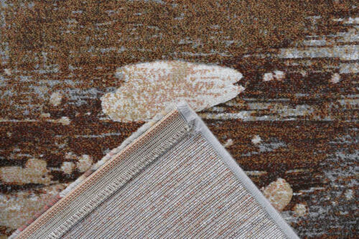 WEBTEPPICH 80/150 cm Argentum Braun, Creme, Grau  - Creme/Braun, KONVENTIONELL, Textil (80/150cm) - Novel